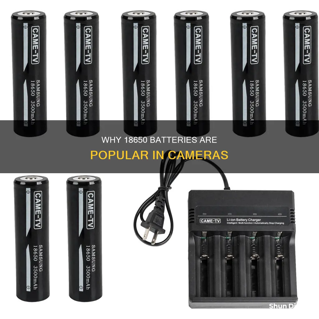 are 18650 batteries in cameras