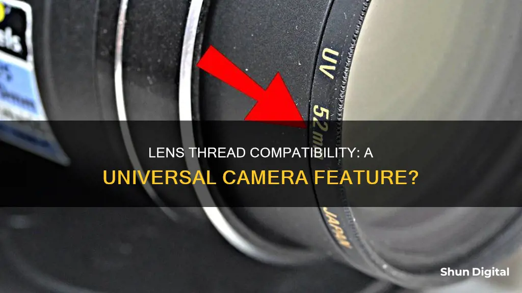 are all lense threads compatible with cameras