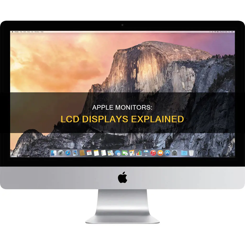 are apple monitors lcd