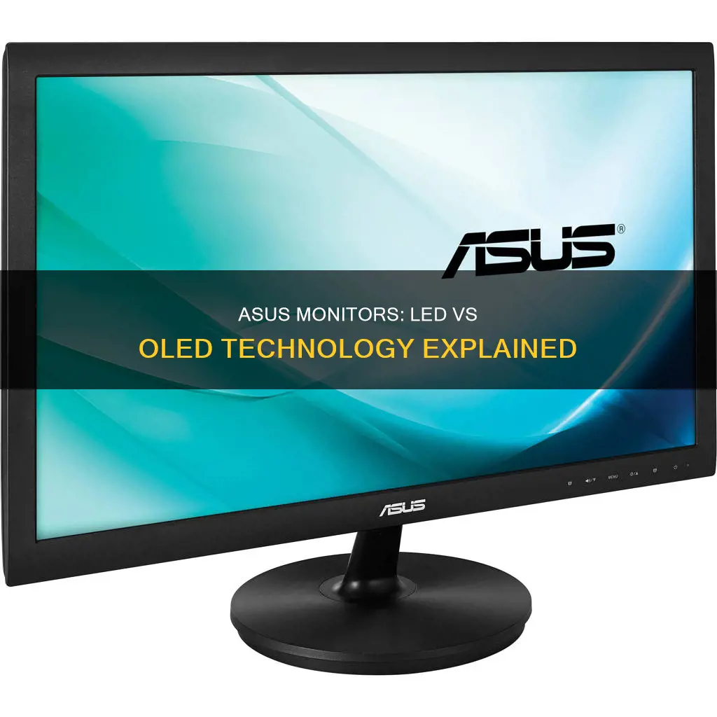 are asus monitor led or oled