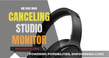 Bose Noise-Canceling Studio Monitors: Immerse in Silence