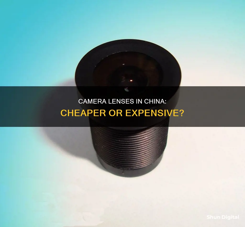 are camera lenses cheaper in china