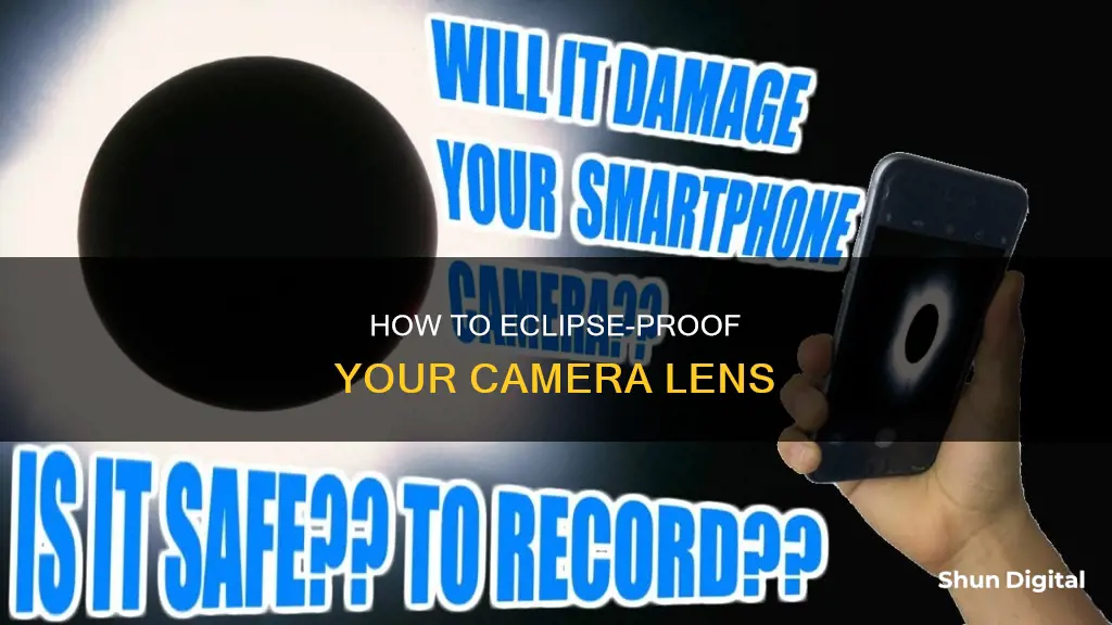 are camera lenses damaged by eclipses