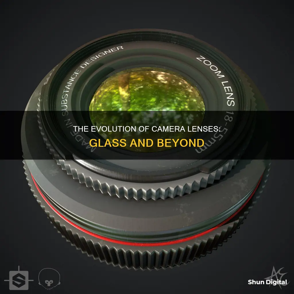 are camera lenses made of glass