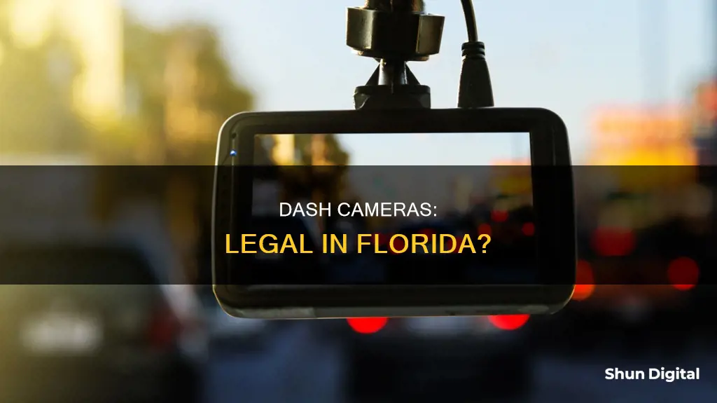 are car dash cameras legal in Florida