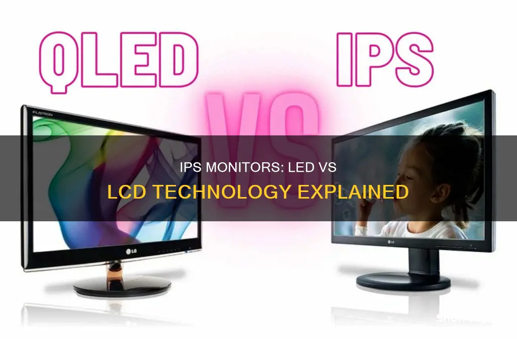 are ips monitors led or lcd