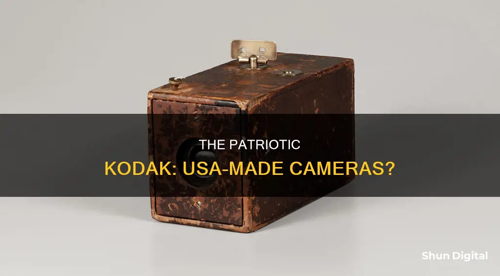 are kodak cameras made in the usa