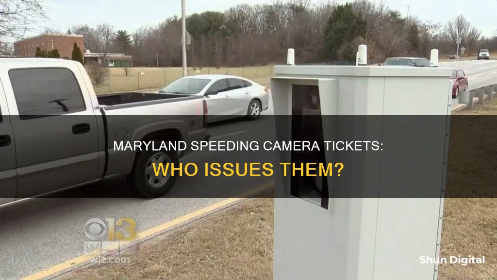 are maryland speeding camera tickets issued by law enforcement