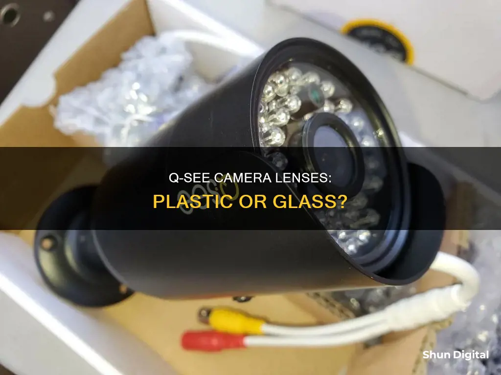 are q-see camera lenses plastic