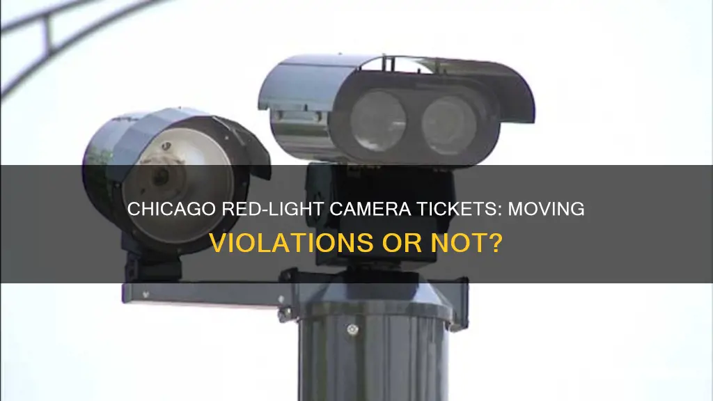 are red camera tickets in Chicago moving violations