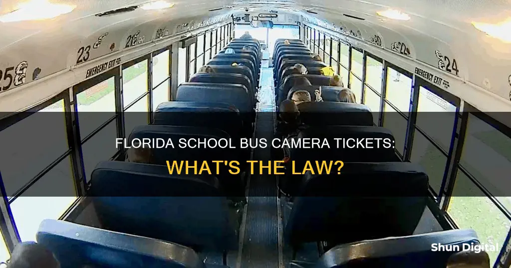 are school bus cameras granting ticket in Florida