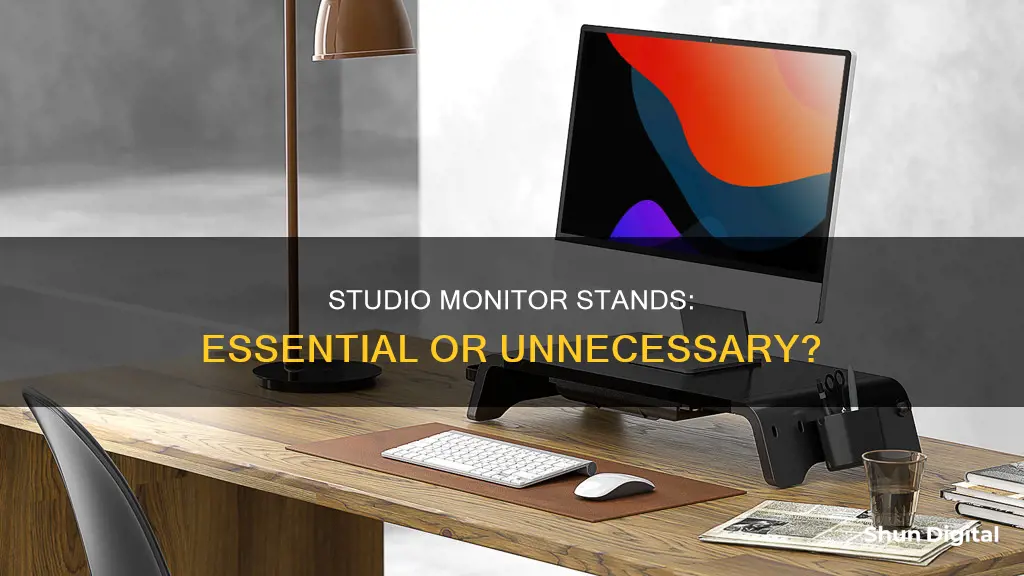 are studio monitor stands necessary