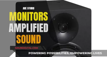 Studio Monitors: Amplified Sound or Not?