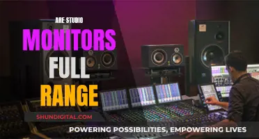 Studio Monitors: Full Range or Not?