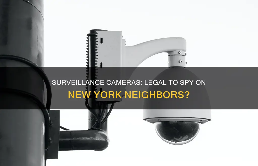 are surveillance cameras legal neighbor new york