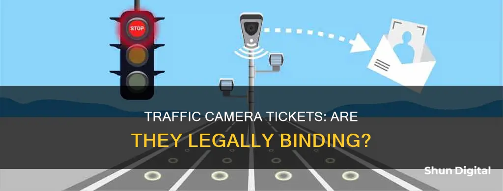 are tickets given from a camera legal