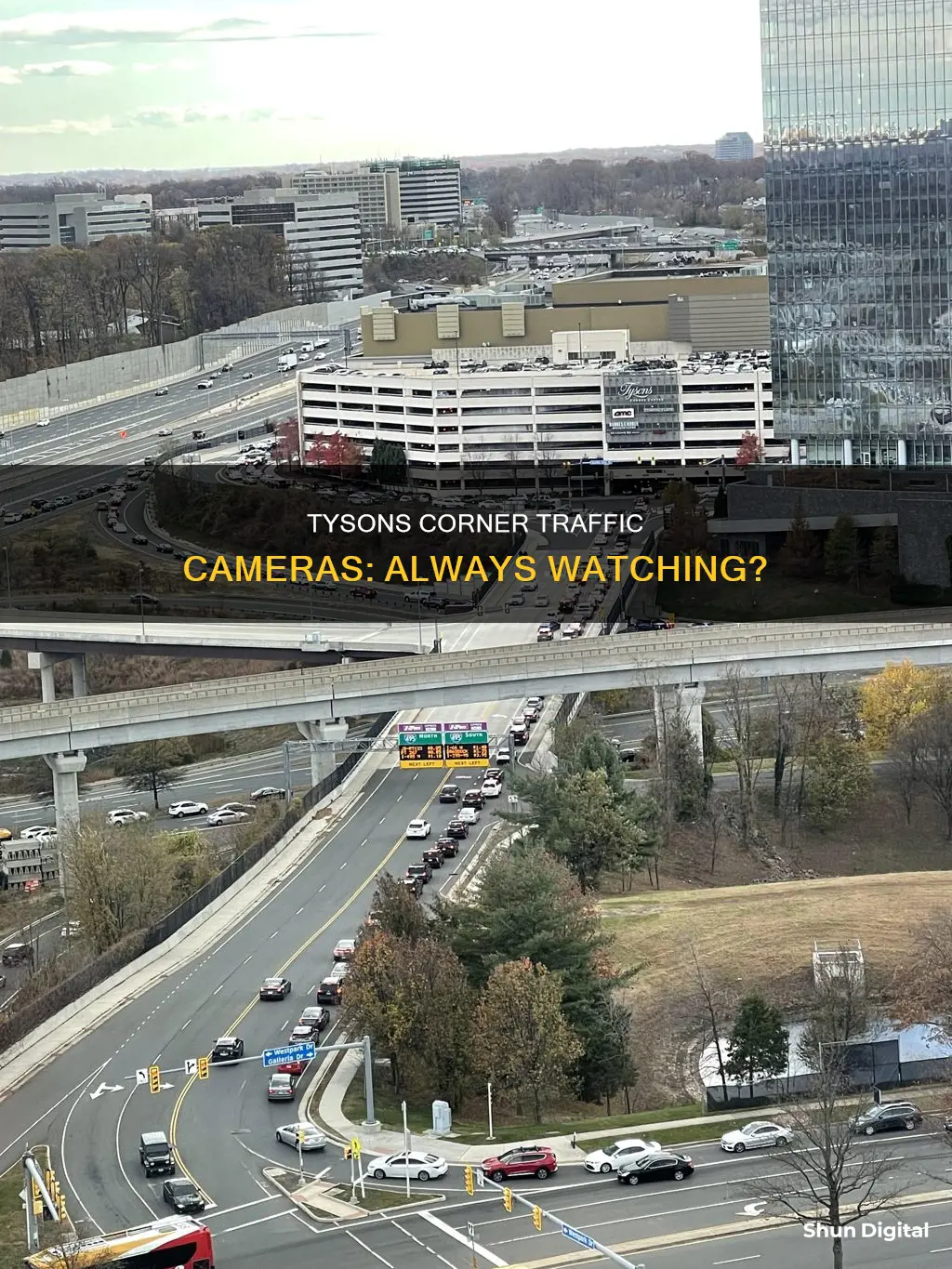 are tysons corner traffic cameras on