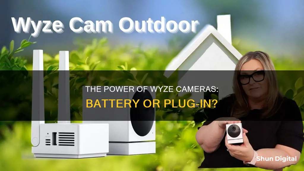 are wyze cameras battery powered