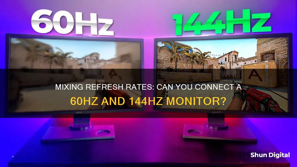 could i hook up a 60hz monitor with a 144hz