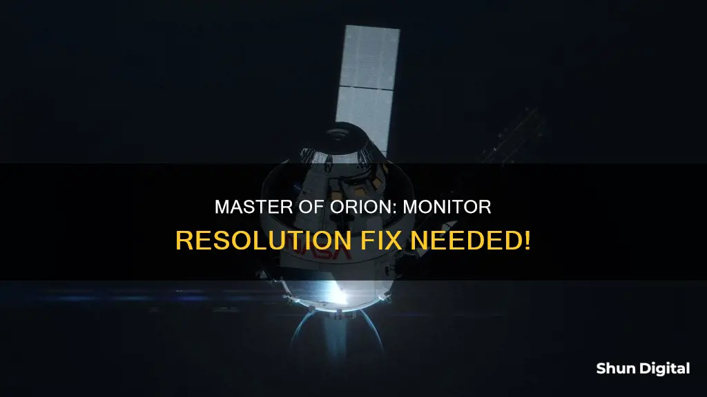 couldn t switch to requested monitor resolution master of orion