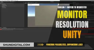 Fixing Unity Monitor Resolution Switch Issues