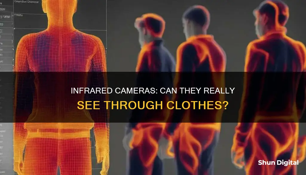 did old infrared cameras see throught clothes