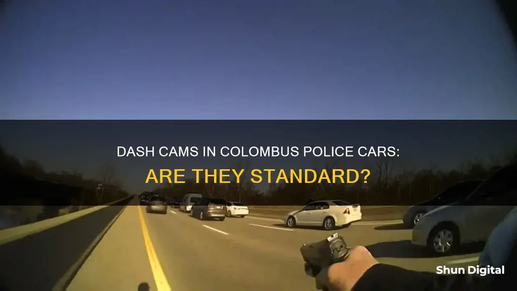 do all colombus police cars have dash cameras