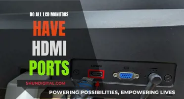 HDMI Ports: Are They Standard on LCD Monitors?