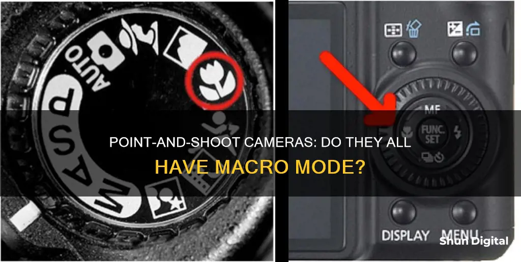 do all point and shoot cameras have a macro mode