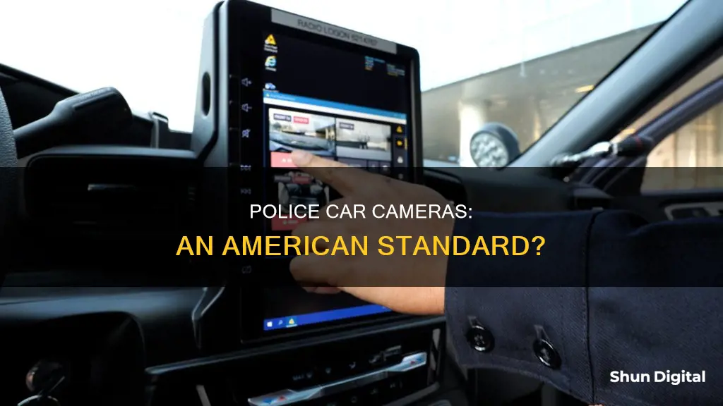 do american police car carry cameras