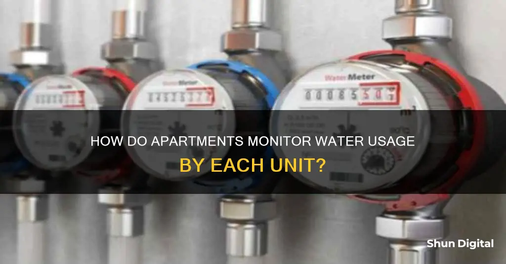 do apartments monitor water usage by individual unit