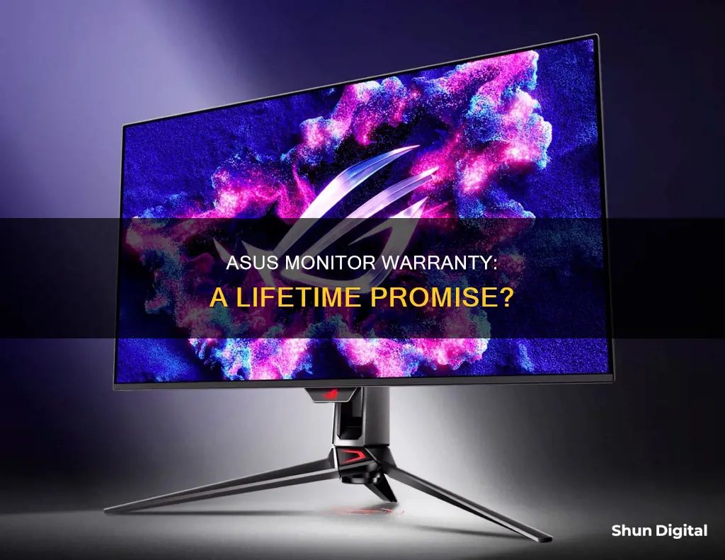 do asus monitors have a lifetime warranity