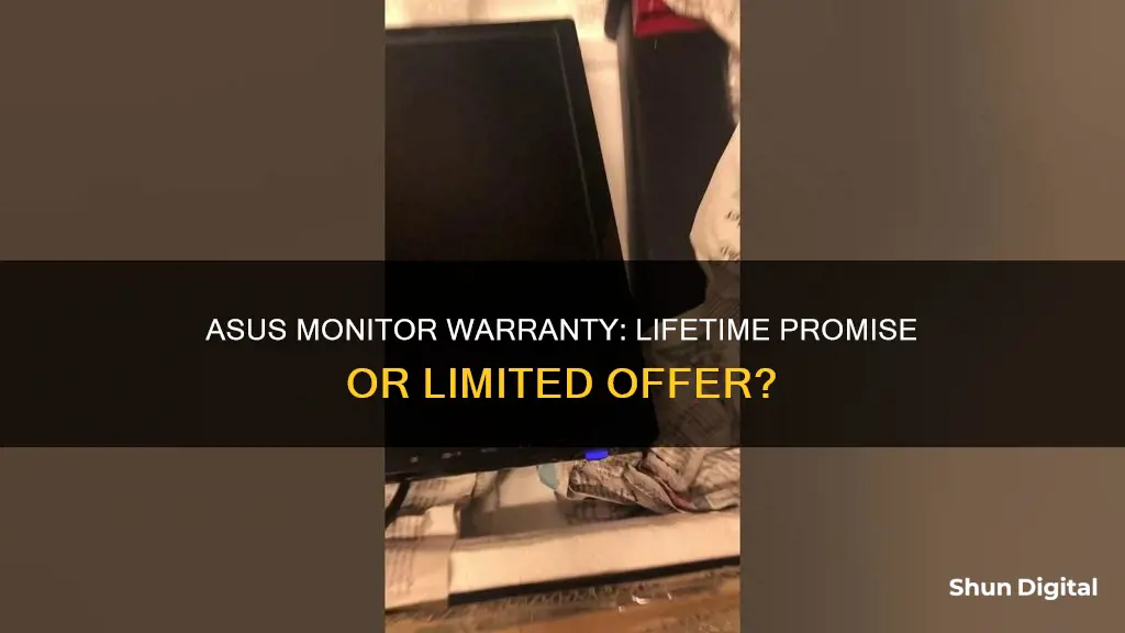 do asus monitors have a lifetime warranty