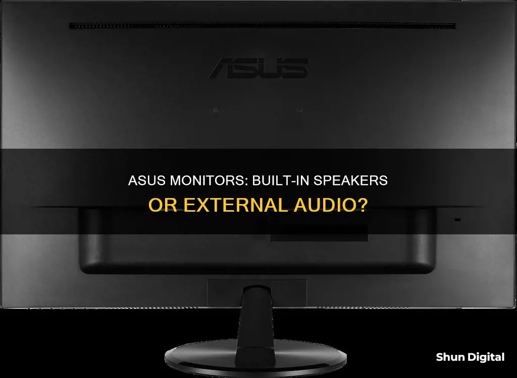 do asus monitors have speakers