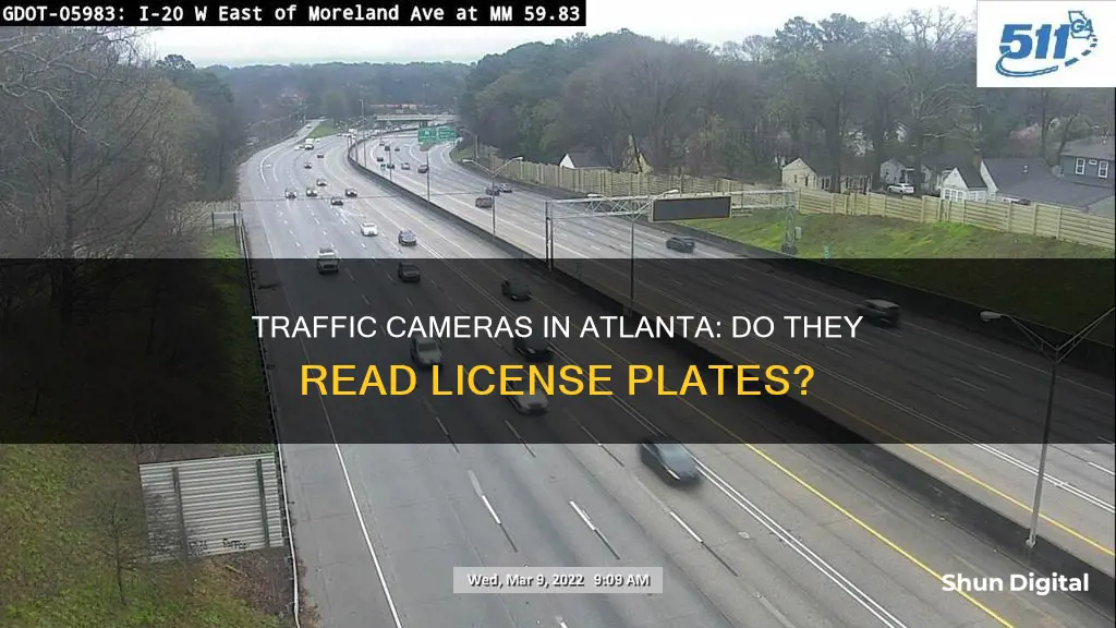 do atlanta traffic cameras have license plate readers