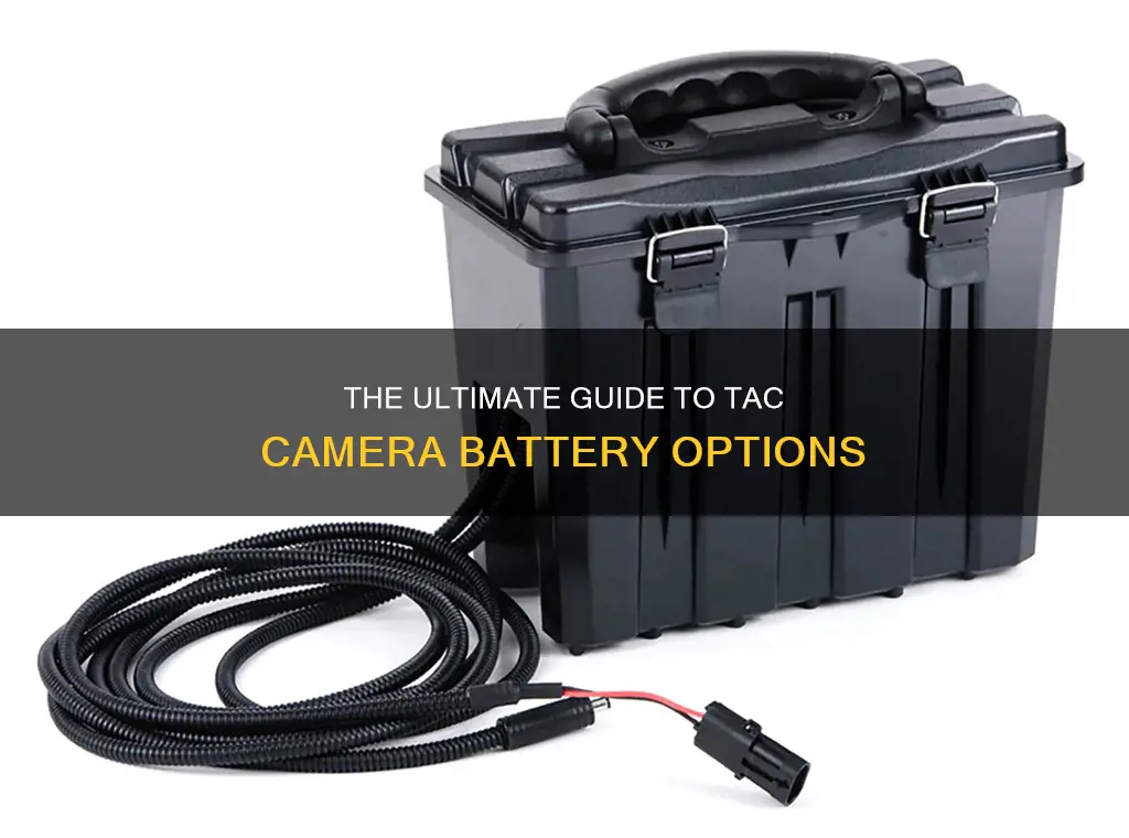 do batteries come with the tac camera