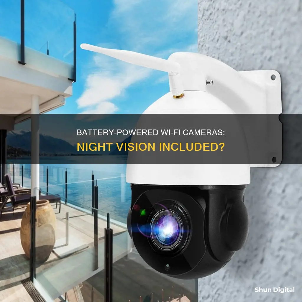 do battery power wifi camera have night vison