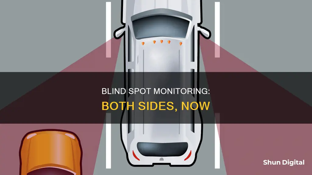 do blind spot monitors monitor both passenger and driver sides