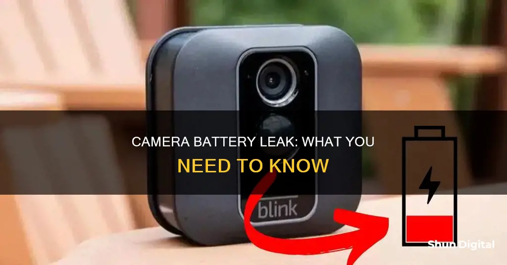 do camera batteries leak