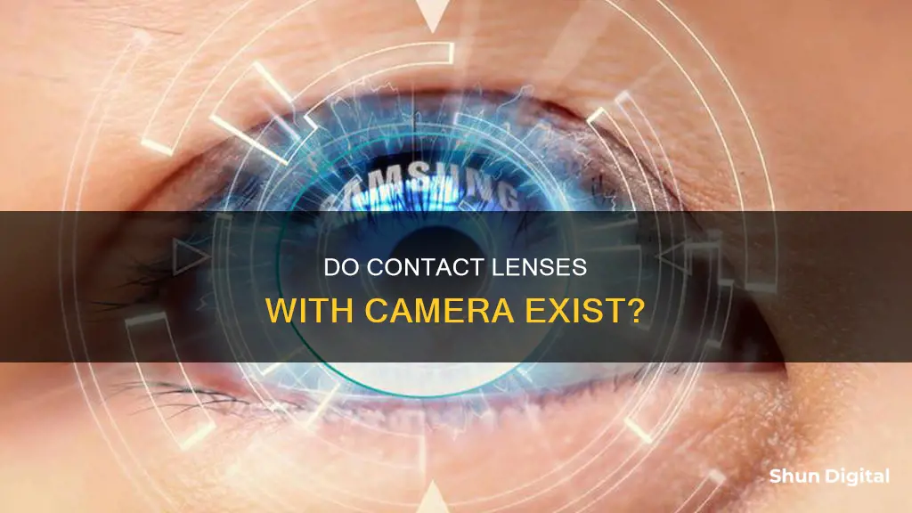 do camera contact lenses exist