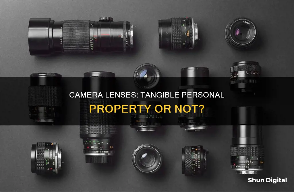 do camera lenses count as tangible personal property