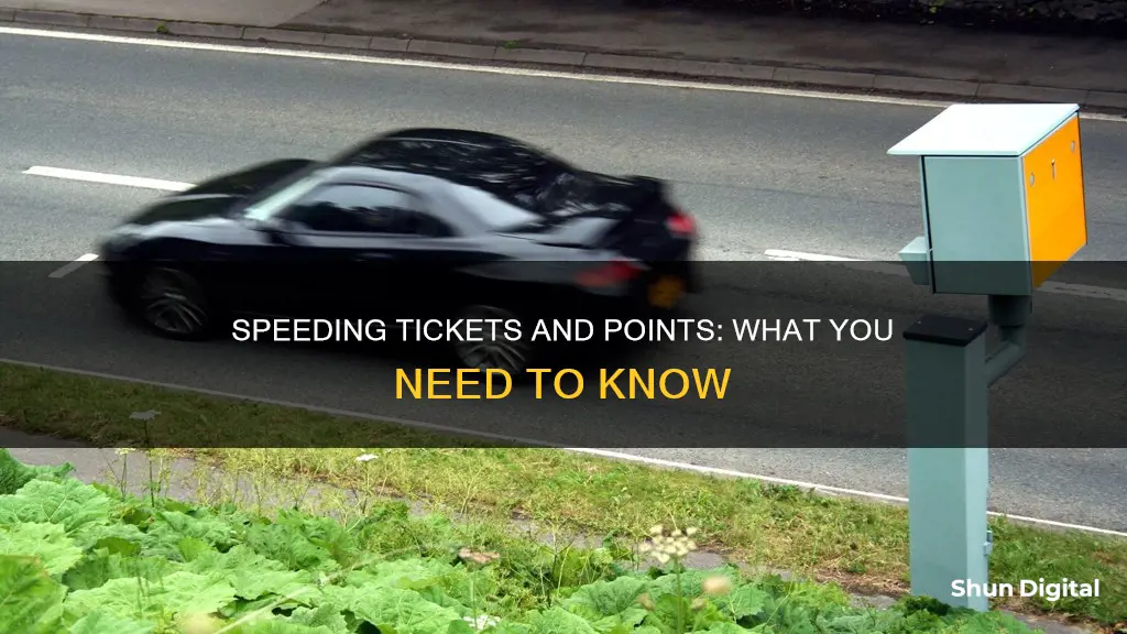 do camera speeding tickets have points