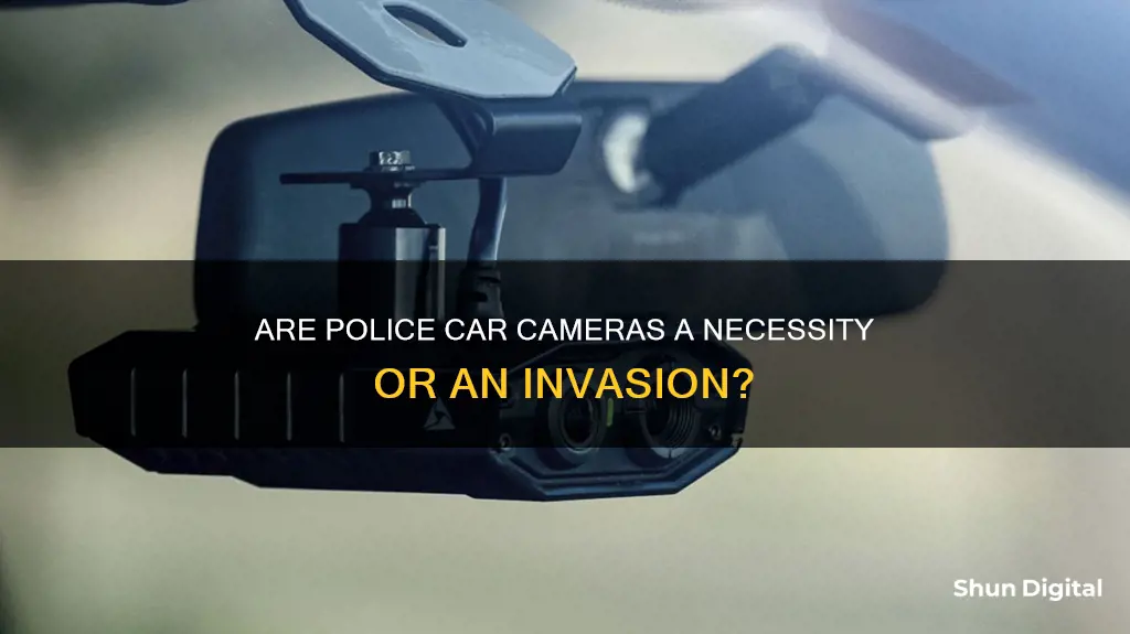 do cop cars have cameras