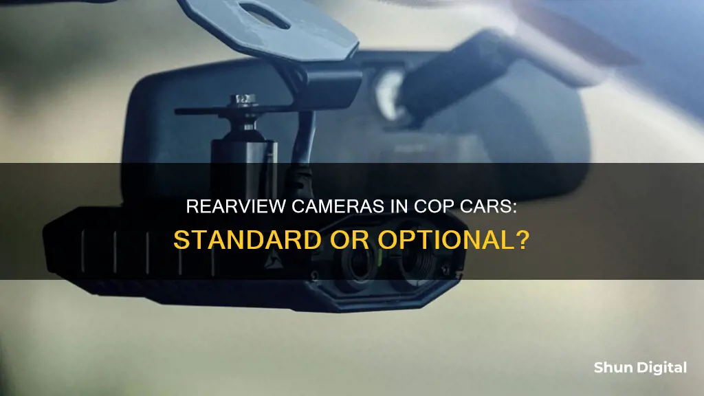 do cop cars have rear cameras