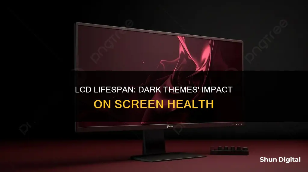 do dark themes wear out lcd monitors