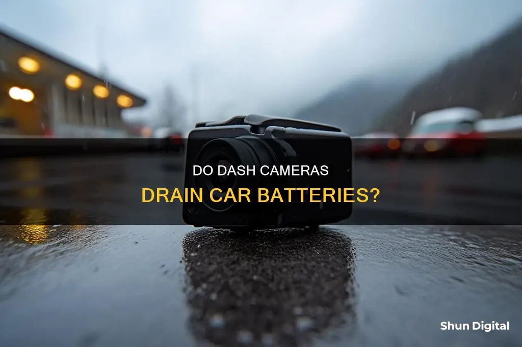 do dash cameras waste car battery