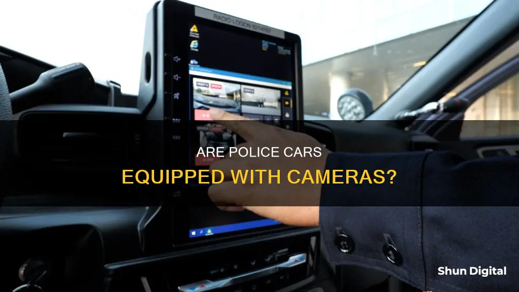 do marked police cars have cameras