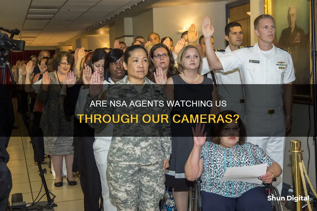 do nsa agents watch us throigh our cameras