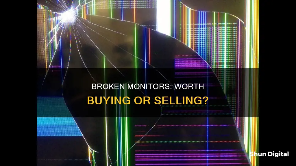 do people buy broken monitors