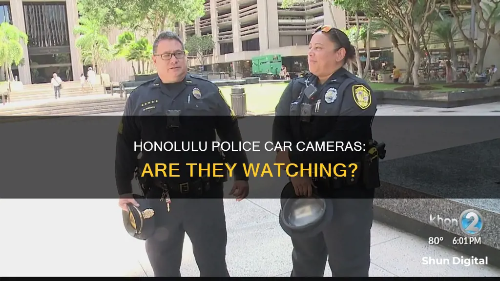 do police cars in honolulu have cameras